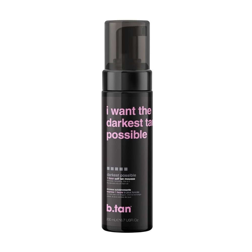 b.tan i want the darkest tan possible 1 hour self tanner NWT vegan PETA approved